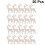 20Stk Deer Graffit Holzstück Diy Mal Scheiben Accessoires 7