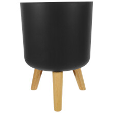 Mit Holzgestell Bodenblumentopf Für