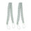 2 handgefertigte gewebte vorhangbinder aus seil, 2