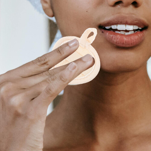 4 peeling-gesichtsschwämme aus luffa für 2