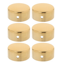 6 Stück Runde Endkappen 45 Mm Edelstahl Für Handlauf Möbel Treppe