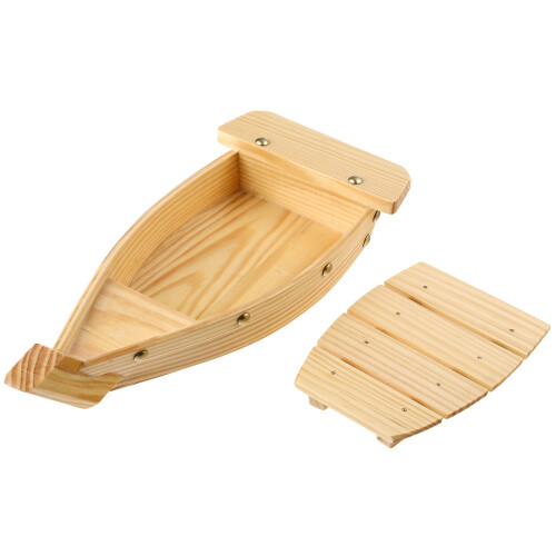 Holz Tablett Sushi Teller Sashimi Boot Snack Für Restaurant