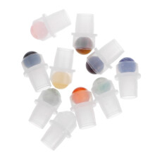 10Stk Rollerball-Einsätze Für Duftölflaschen Mit Jadescheiben