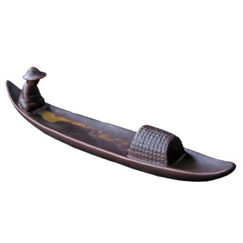 Räucherstäbchenhalter Boot Räucherschale Vintage Fischer 1
