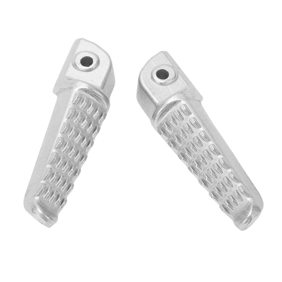 Iron Rear Foot Pegs For Ninja 250R 650R Zx9r Zx10r Zx12r Silver 4931356530384