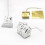 2Stk Tee- Für Tee- Hausform Silber Golden 11