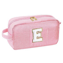 Multipurpose Cosmetic Storage Bag with Carrying-Red stripes Y