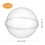 10Stk Transparente Kunststoff Kuchenbox Rund 350ml 4