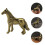 Pferde-Statue Stehendes Modell -Desktop-Ornament 4