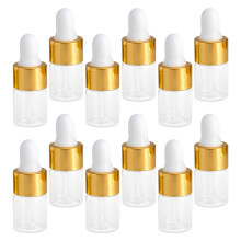 30 leere Glasfläschchen für Essenzflüssigkeit, Mehrzweck-Tropffläschchen