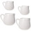 4 Mini Milchkrüge Aus Keramik Mit 1