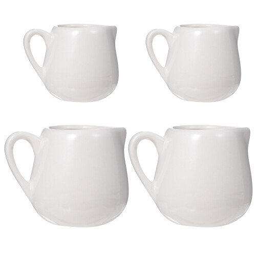 4 Mini Milchkrüge Aus Keramik Mit 1