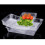 Plastik Tabletts Transparent Schweres Servierplatte 8