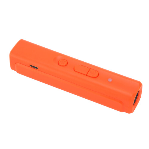 Handheld Orange Ultrasonic Dog Repeller with Safe Training Features 2