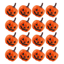 16St Künstliche Kürbisse Kunststoff Für Halloween