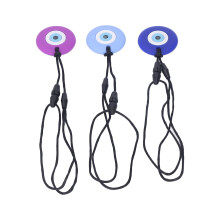 3pcs Silicone Infant Teething Toy Set – Soft Round Soothers in Blue, Sky Blue, Purple