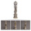 Messing Bodhisattva Ornament Religiöse 11