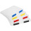4er-pack dokumentenbox transparent büro ordner-ablage 6