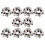 10 kuhmuster haargummis elastische scrunchies 5