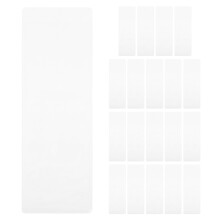 20 transparente pvc-lesezeichenhüllen mit loch schutz