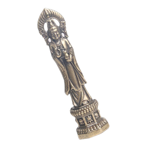 buddhistische messing-verzierung in form eines bodhisattva 2