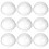 10Stk Transparente Kunststoff Kuchenbox Rund 350ml 10