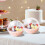 10Stk Transparente Kunststoff Kuchenbox Rund 350ml 5