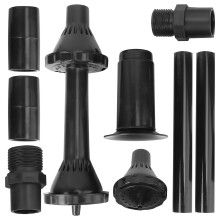 9teiliges Fontänenpumpendüsen Set Für Teich Und Pool