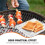 quesadilla-maker 2 in 1 mit grill- und backfläche, klappbar – silber 9