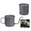 Adventure Ready Metal Teas Wares 5pc Ensemble pratique Résistant 6