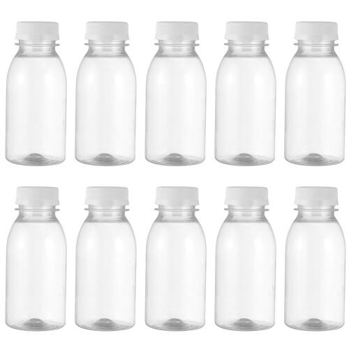 1 set van 10 300 ml plastic melkflessen voor drankopslag 1