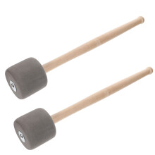 2 stuks gefoamde basdrumhamer met handvat voor percussie