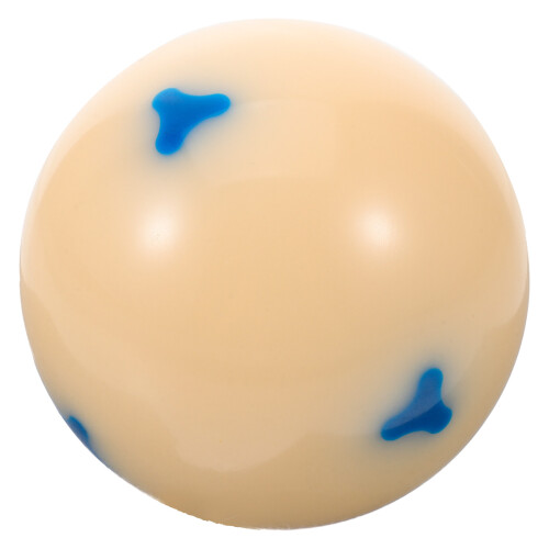Hergebruikbare witte biljartbal voor poolbiljart training