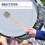 2 stuks gefoamde basdrumhamer met handvat voor percussie 11