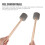 2 stuks gefoamde basdrumhamer met handvat voor percussie 8