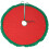 1Pc Green Traditional Felt Tree Skirt Decorative Tree Base Mat 1