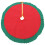 1Pc Green Traditional Felt Tree Skirt Decorative Tree Base Mat 4