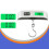Electronic Hook Scale 50kg LCD Green Light Portable 12.8cm 7