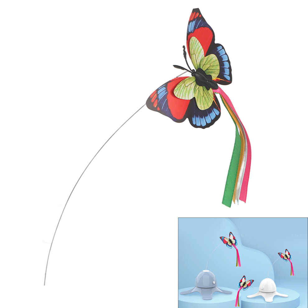 Interactive Butterfly Cat Toy with 3 Flashing Butterflies, 360 Rotation-image-OPC-PMH97WJ-NEW