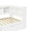 3ft White L-Shape Daybed, Charging Station&Storage 8