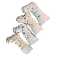 4 Pack Classical Christmas Stockings for-Hot stamping Christm