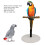 Travel-Friendly Adjustable Parrot Perch - Durable & Easy to Store 12