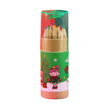 12 stuks hoogwaardige kleurpotloden set kerstfeest gunsten-B
