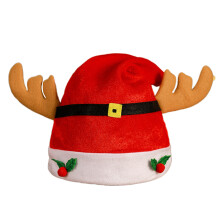 Christmas Santa Hat for Holiday Lovely-Antler Santa Hat