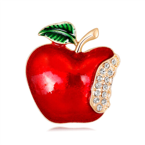 Emaille brochespeld Legering Cartoon Legering Borstspeld-Rood