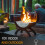 Large Fireplace 48cm Ethanol Firepit Fire Bowl Pot 6