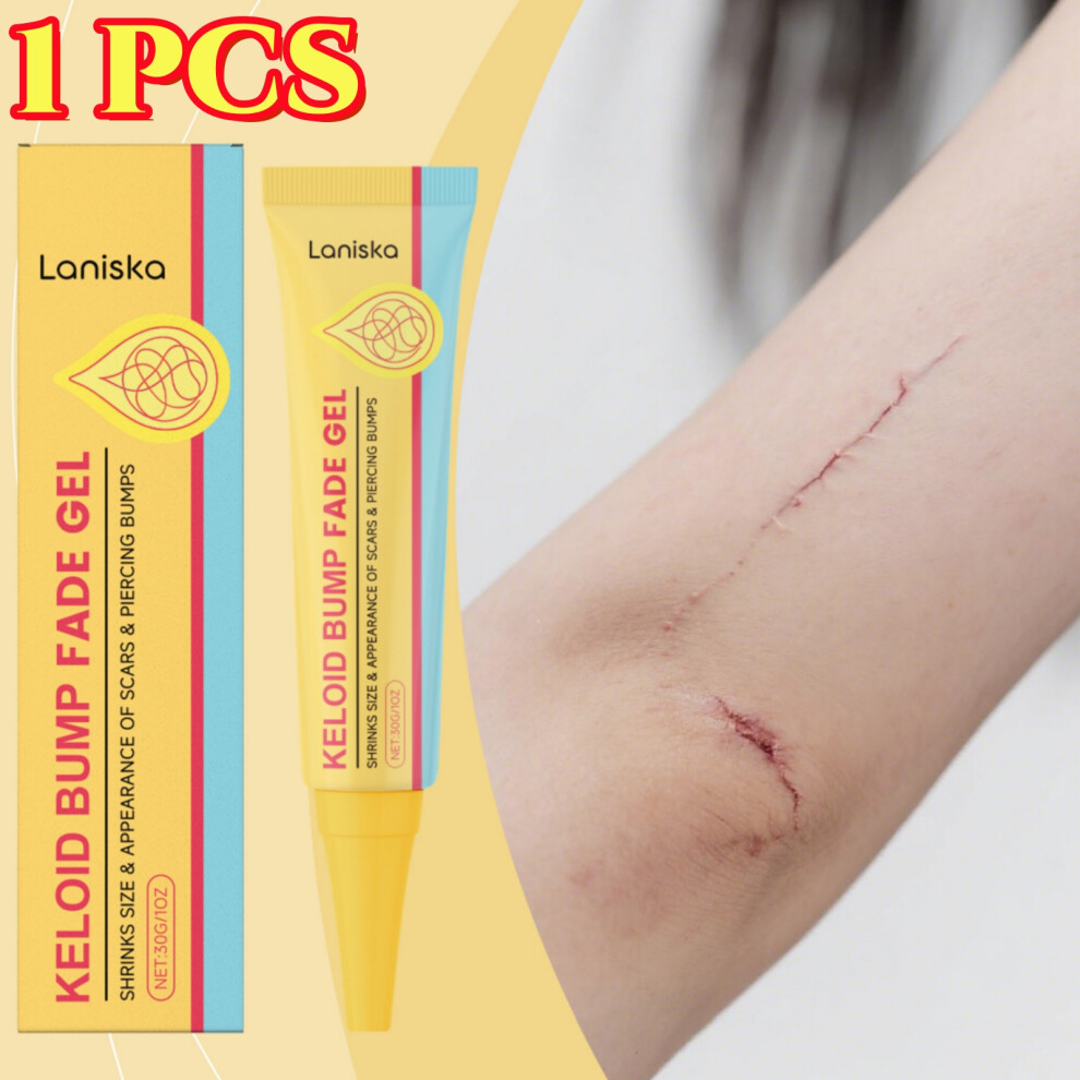 Keloid Scar & Piercing Bump Gel, Advanced Scar Gel For Face Body, Scar Gel For All Scars