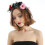 Delicate Simulated Flower&Skull Hairband Thin Side-Multicolour 7