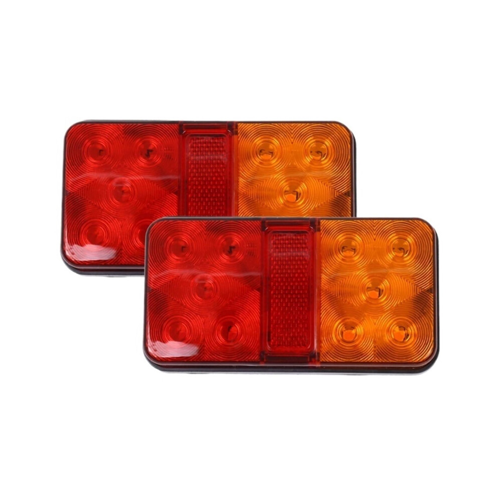 Tail 12V/24V Led Rear Tail With Turn Signal Indicator Brake For Car/Truck/Trailer/Caravan (2P, 24V) Light 9393856732210