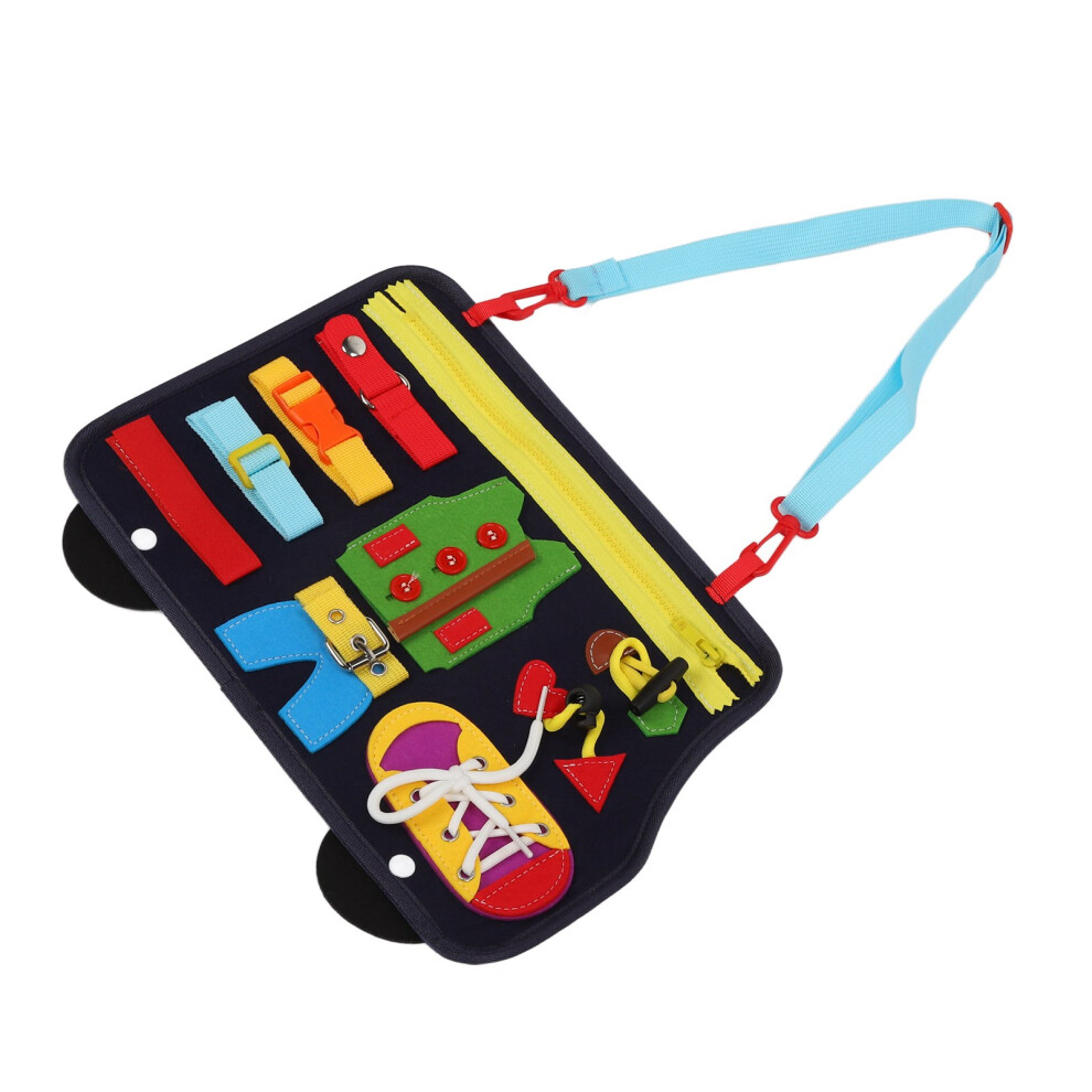 Sensory Activity Board Puzzle Bus for Dementia, Hand-Eye Coordination